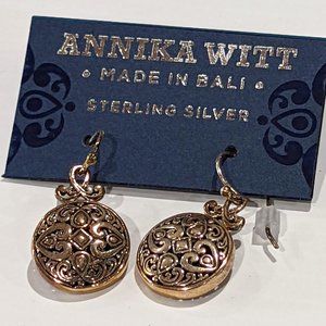 Annika Witt Sterling Silver Bali Earrings